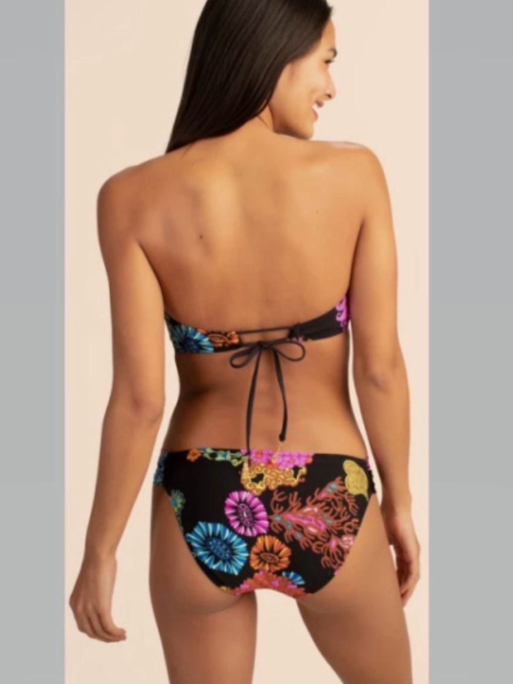 Trina Turk 3piece Electric Reef Swimwear Bundle w/bikini & tankini tops & bottom - Picture 2 of 9
